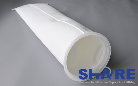 Polypropylene Needle Felt Filter Bags With Stitched Seam Construction