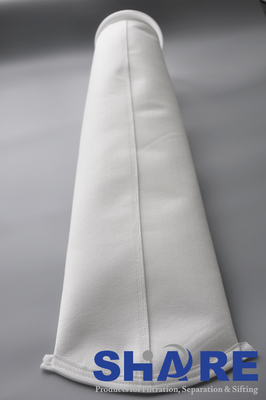 Polypropylene Needle Felt Filter Bags With Stitched Seam Construction