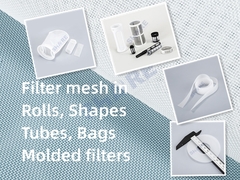 Nylon & Polyester Filter Mesh dalam Roll, Sheet, Shape, Bag dan Filter Cetakan