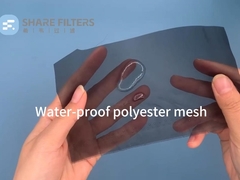 Airproof Polyester Mesh Piece untuk Speaker Receiver Mikrophone Driver